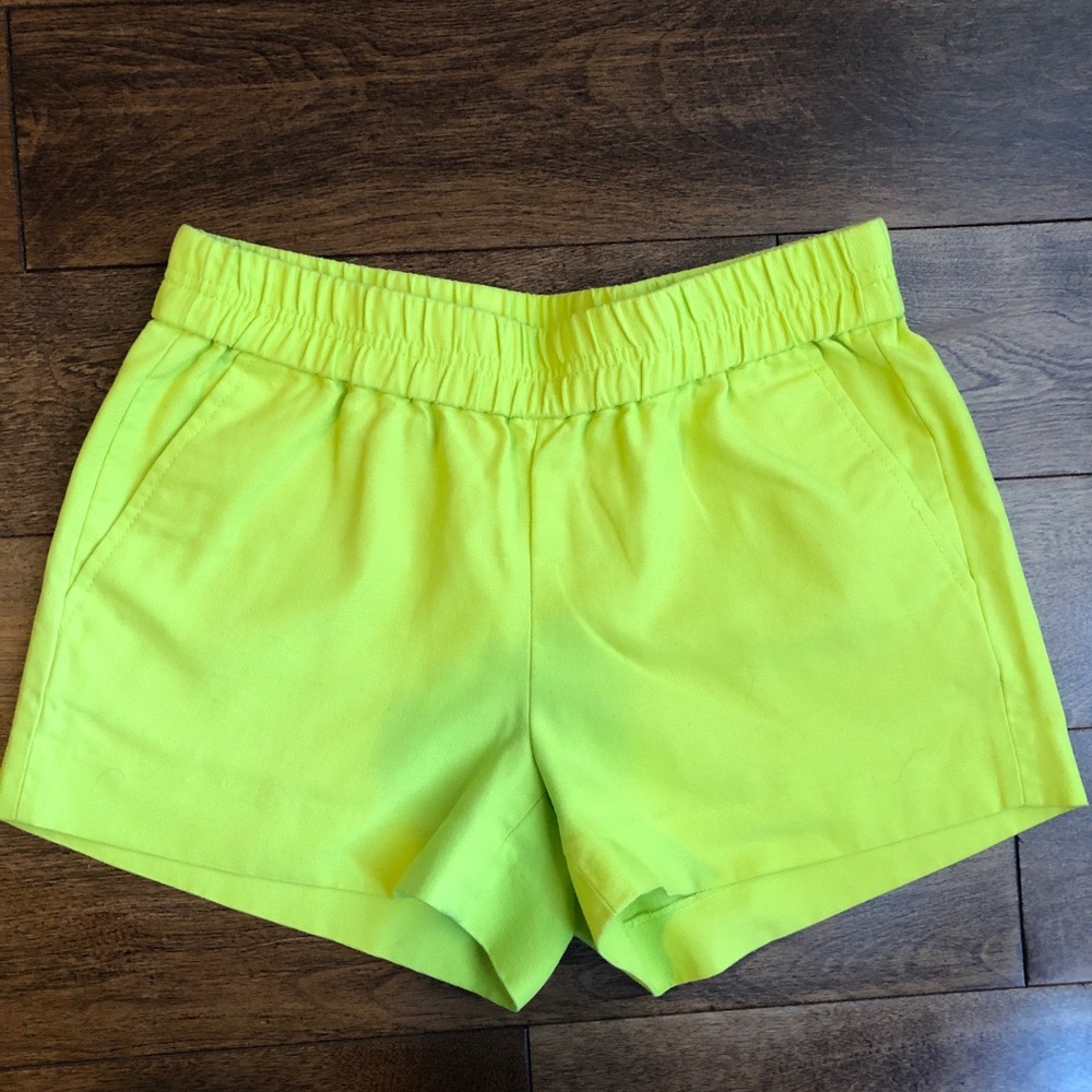 J Crew neon shorts